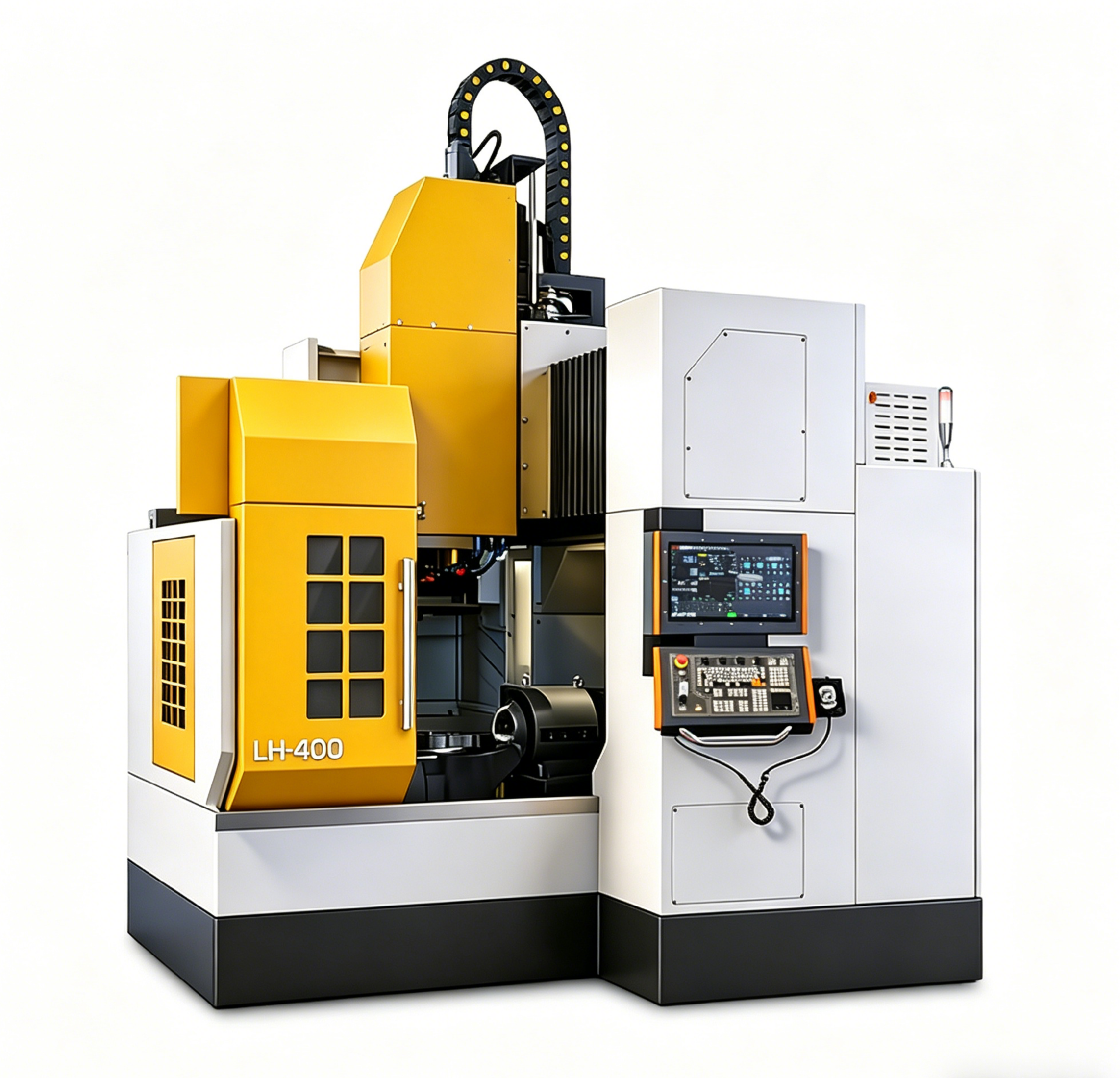 LH400 5-axis turning and milling machine with 400 mm table and BT40D spindle