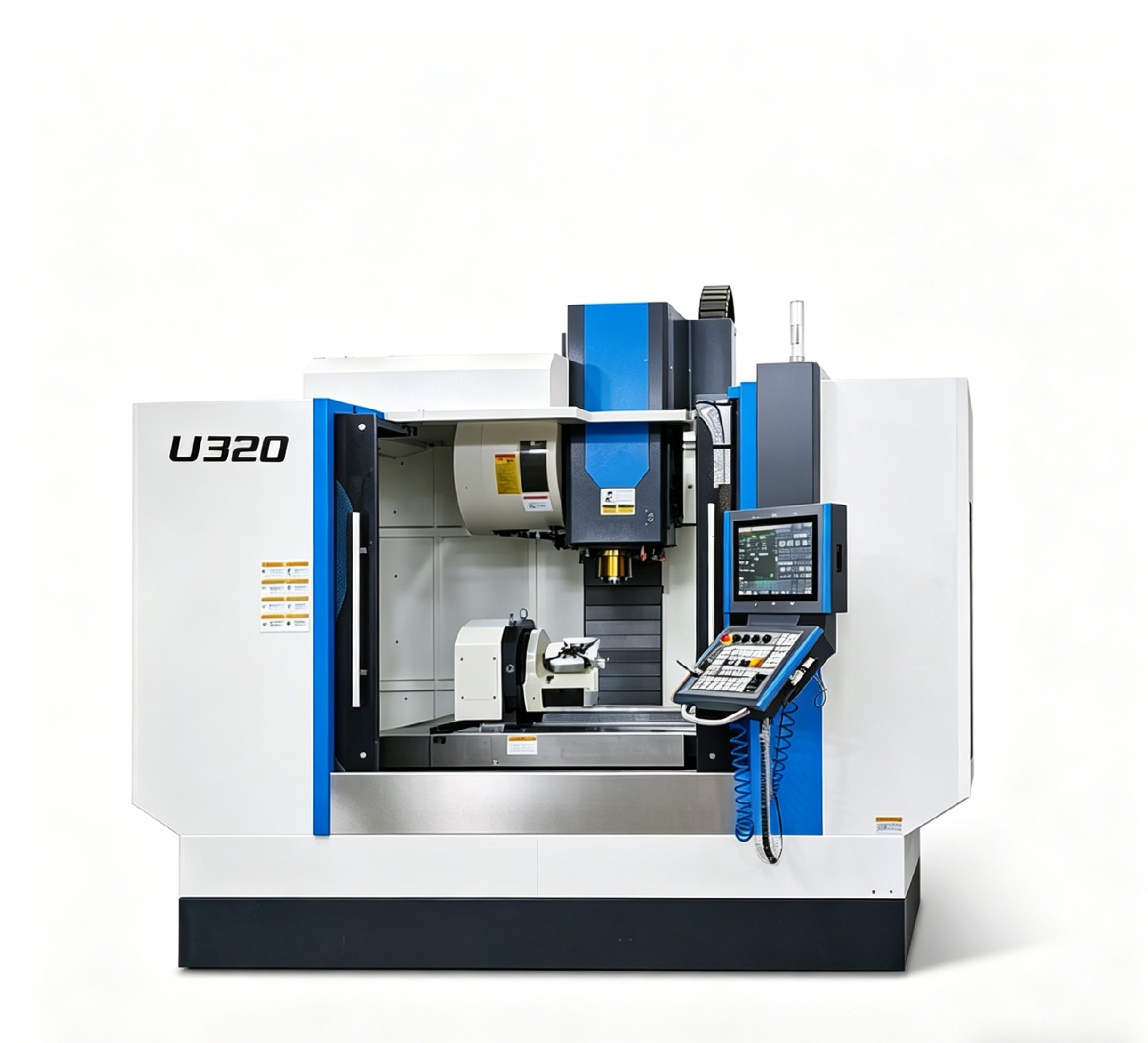 BONANZA U320 5-axis turning and milling machine with a dual direct-drive rotary table